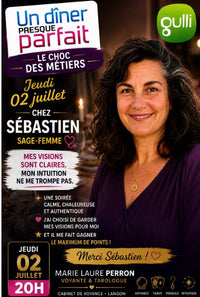 📺 Marie Laure Perron dans Un Dîner Presque Parfait sur Gulli : la vision qui a révélé le métier de Sébastien !
